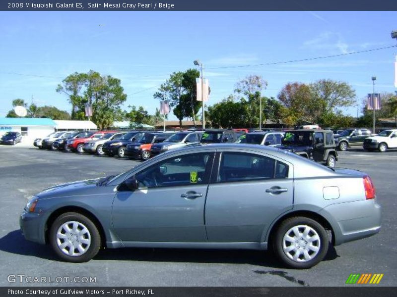 Satin Mesai Gray Pearl / Beige 2008 Mitsubishi Galant ES