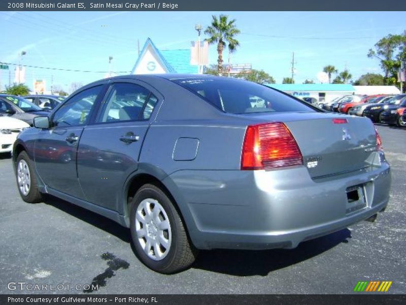 Satin Mesai Gray Pearl / Beige 2008 Mitsubishi Galant ES