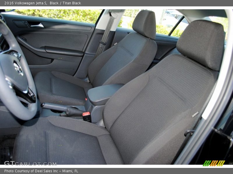 Black / Titan Black 2016 Volkswagen Jetta S