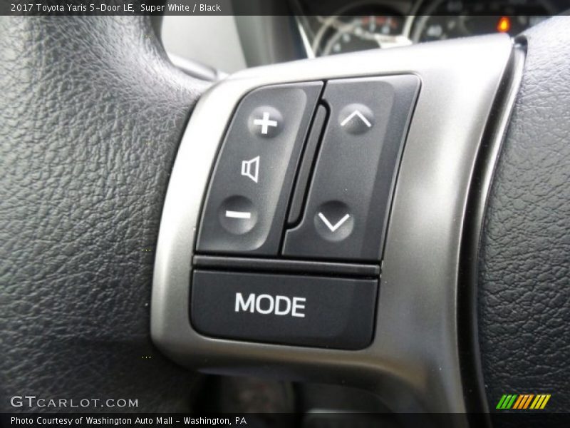 Controls of 2017 Yaris 5-Door LE