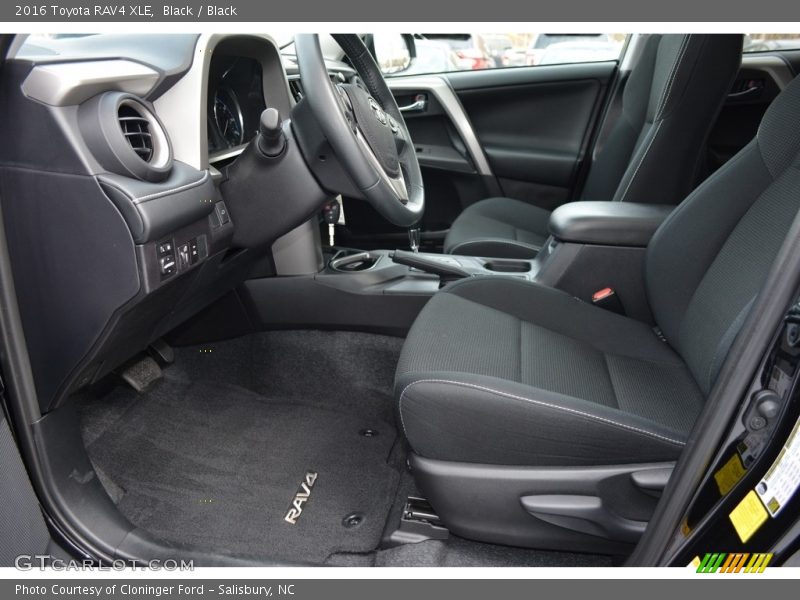 Black / Black 2016 Toyota RAV4 XLE