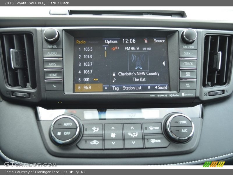 Black / Black 2016 Toyota RAV4 XLE
