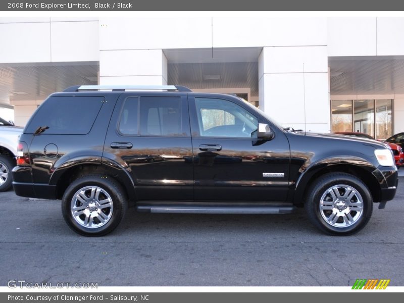 Black / Black 2008 Ford Explorer Limited