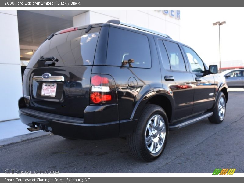 Black / Black 2008 Ford Explorer Limited
