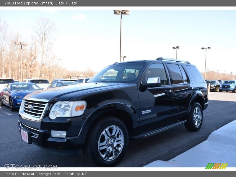 Black / Black 2008 Ford Explorer Limited