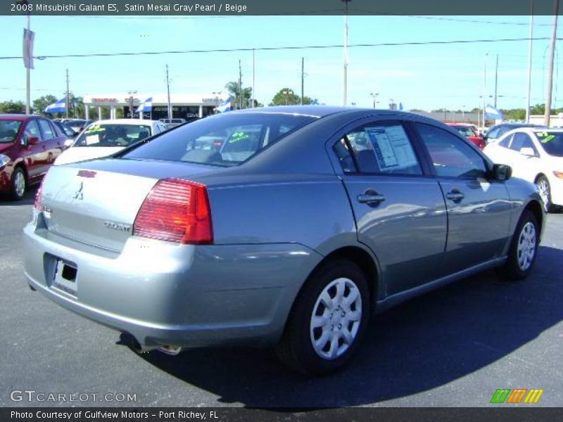 Satin Mesai Gray Pearl / Beige 2008 Mitsubishi Galant ES