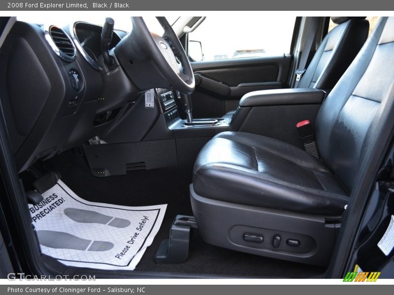 Black / Black 2008 Ford Explorer Limited