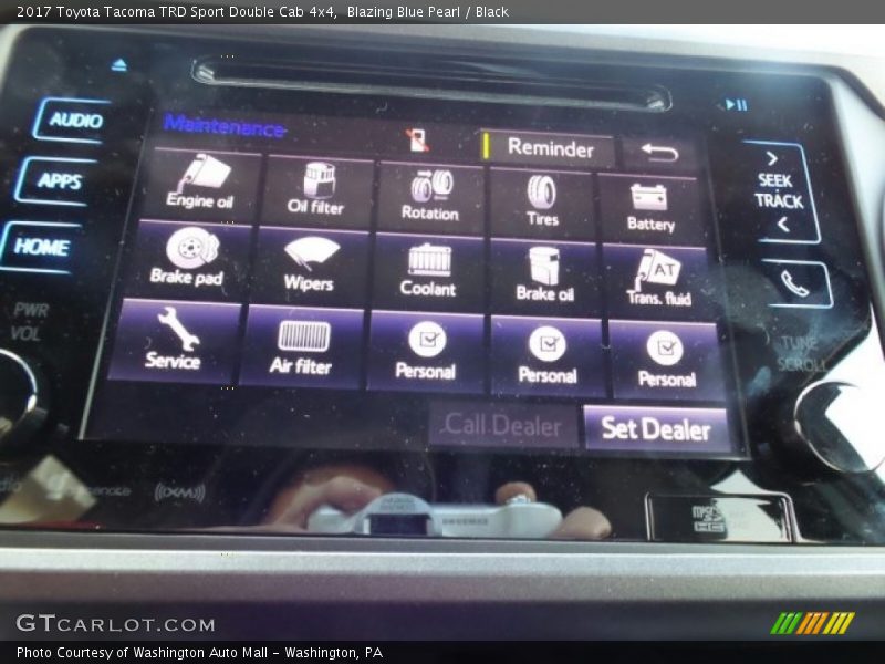 Controls of 2017 Tacoma TRD Sport Double Cab 4x4