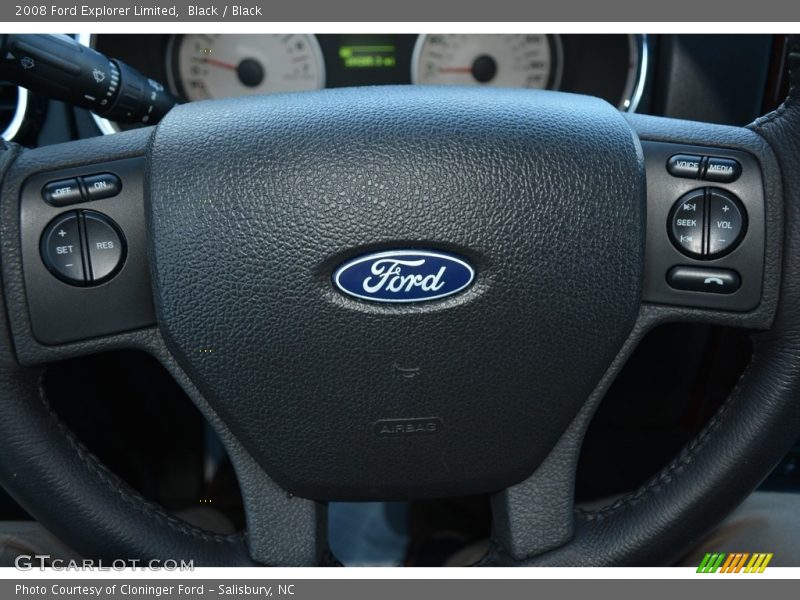 Black / Black 2008 Ford Explorer Limited