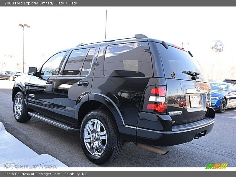 Black / Black 2008 Ford Explorer Limited