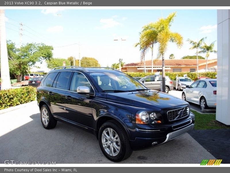 Caspian Blue Metallic / Beige 2013 Volvo XC90 3.2