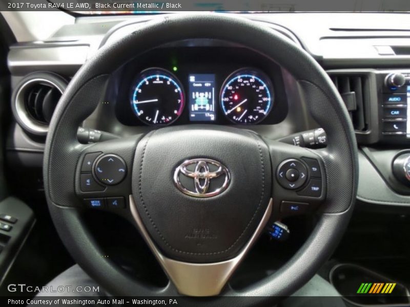 Black Current Metallic / Black 2017 Toyota RAV4 LE AWD