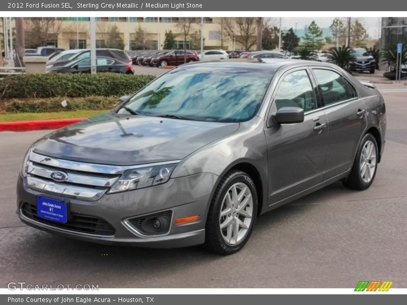 Sterling Grey Metallic / Medium Light Stone 2012 Ford Fusion SEL