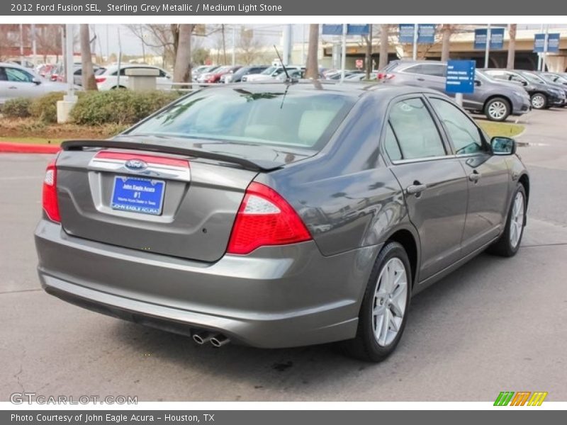 Sterling Grey Metallic / Medium Light Stone 2012 Ford Fusion SEL