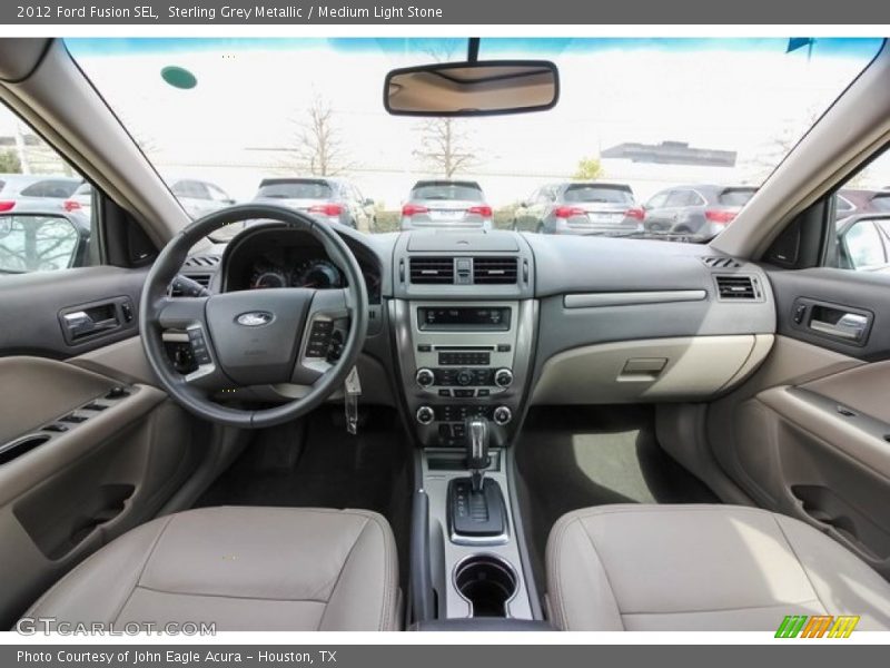 Sterling Grey Metallic / Medium Light Stone 2012 Ford Fusion SEL