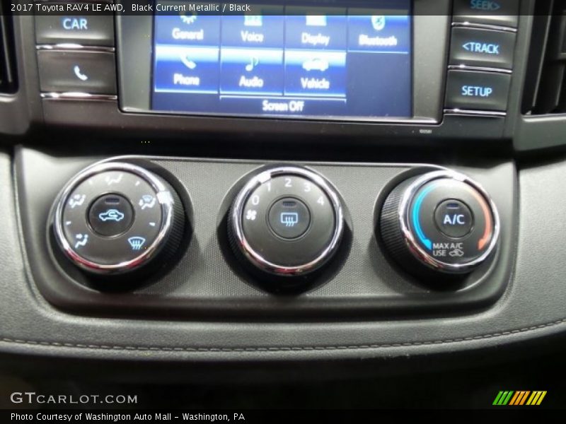Black Current Metallic / Black 2017 Toyota RAV4 LE AWD