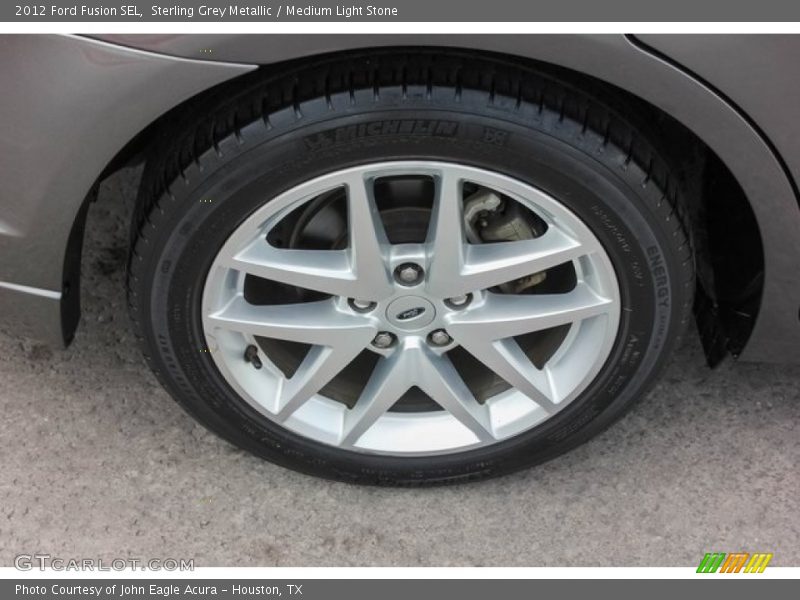 Sterling Grey Metallic / Medium Light Stone 2012 Ford Fusion SEL