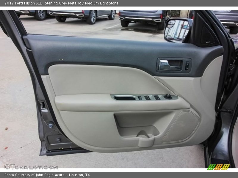Sterling Grey Metallic / Medium Light Stone 2012 Ford Fusion SEL