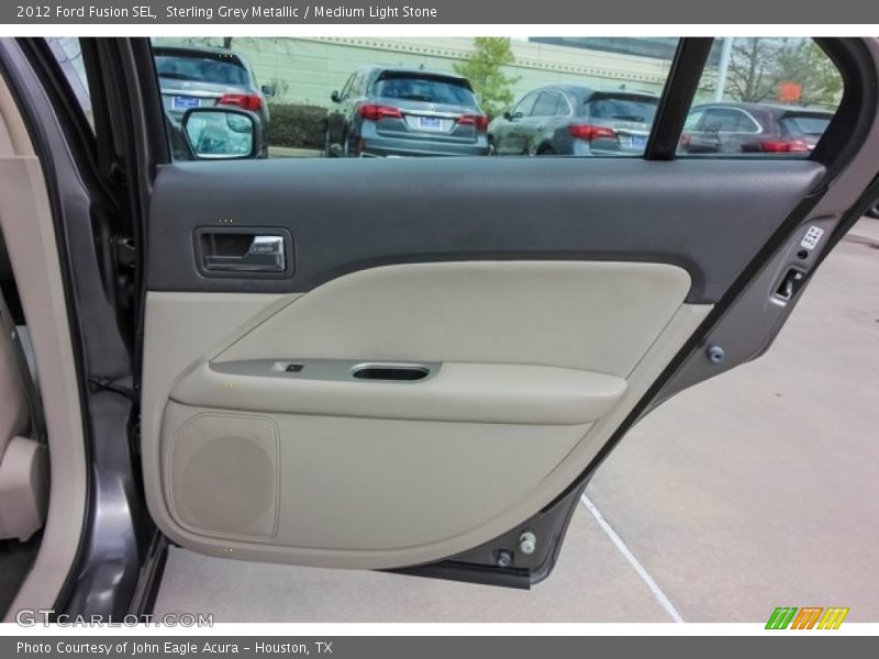 Sterling Grey Metallic / Medium Light Stone 2012 Ford Fusion SEL