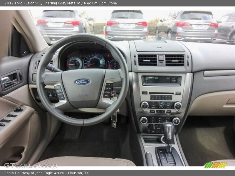 Sterling Grey Metallic / Medium Light Stone 2012 Ford Fusion SEL