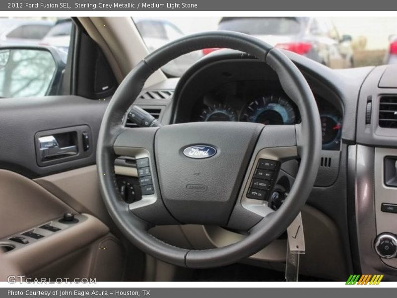 Sterling Grey Metallic / Medium Light Stone 2012 Ford Fusion SEL