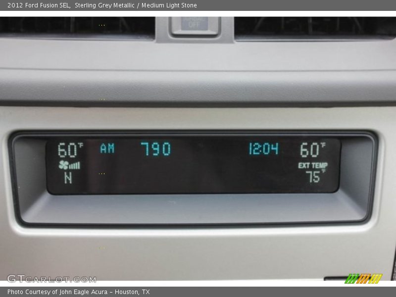 Sterling Grey Metallic / Medium Light Stone 2012 Ford Fusion SEL