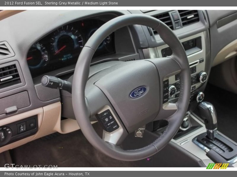 Sterling Grey Metallic / Medium Light Stone 2012 Ford Fusion SEL