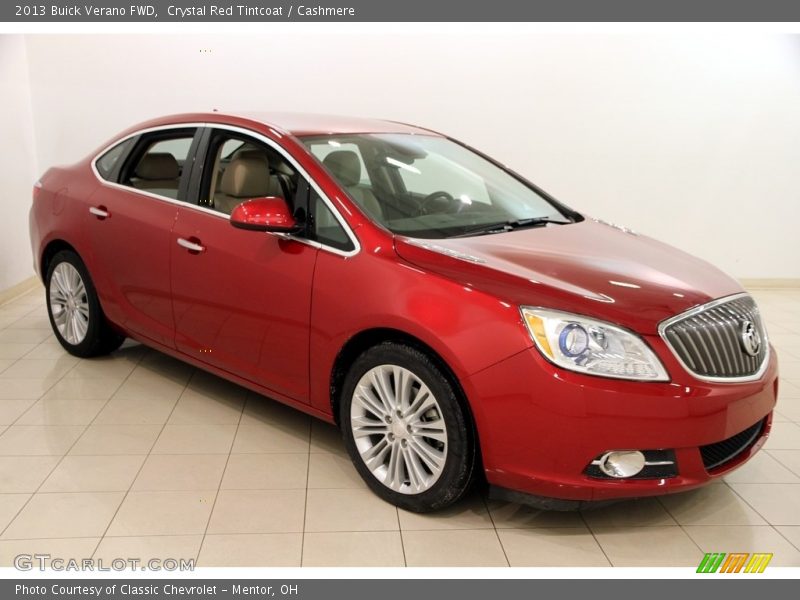 Crystal Red Tintcoat / Cashmere 2013 Buick Verano FWD