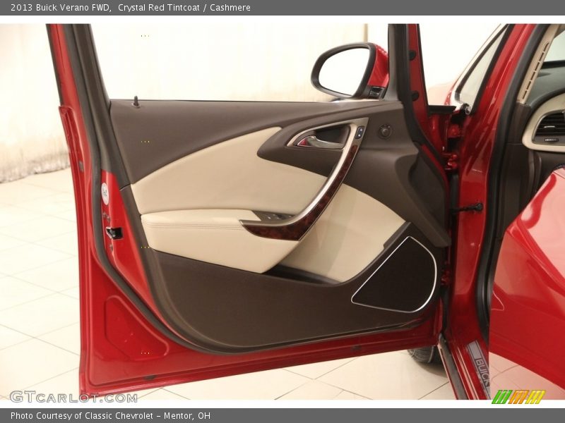 Crystal Red Tintcoat / Cashmere 2013 Buick Verano FWD