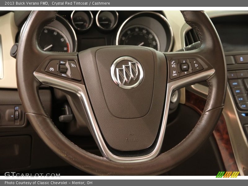 Crystal Red Tintcoat / Cashmere 2013 Buick Verano FWD