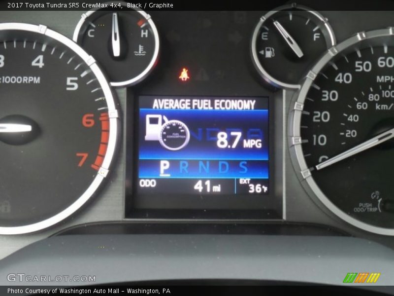 Black / Graphite 2017 Toyota Tundra SR5 CrewMax 4x4