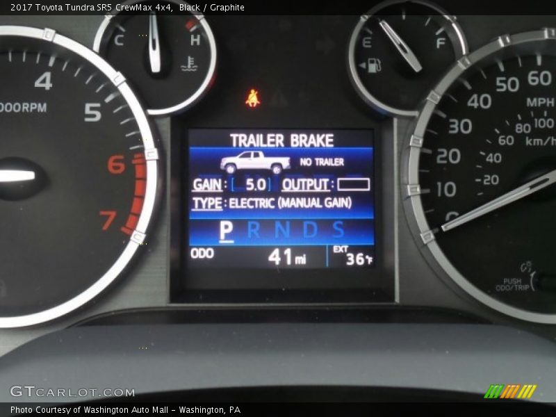 Black / Graphite 2017 Toyota Tundra SR5 CrewMax 4x4