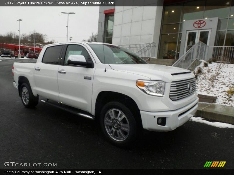 Super White / Black 2017 Toyota Tundra Limited CrewMax 4x4