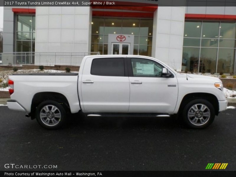 Super White / Black 2017 Toyota Tundra Limited CrewMax 4x4