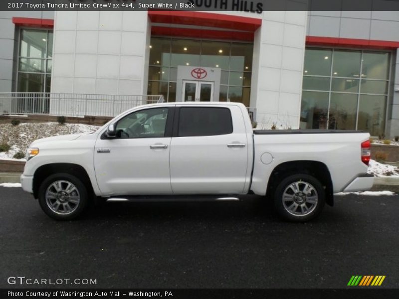 Super White / Black 2017 Toyota Tundra Limited CrewMax 4x4