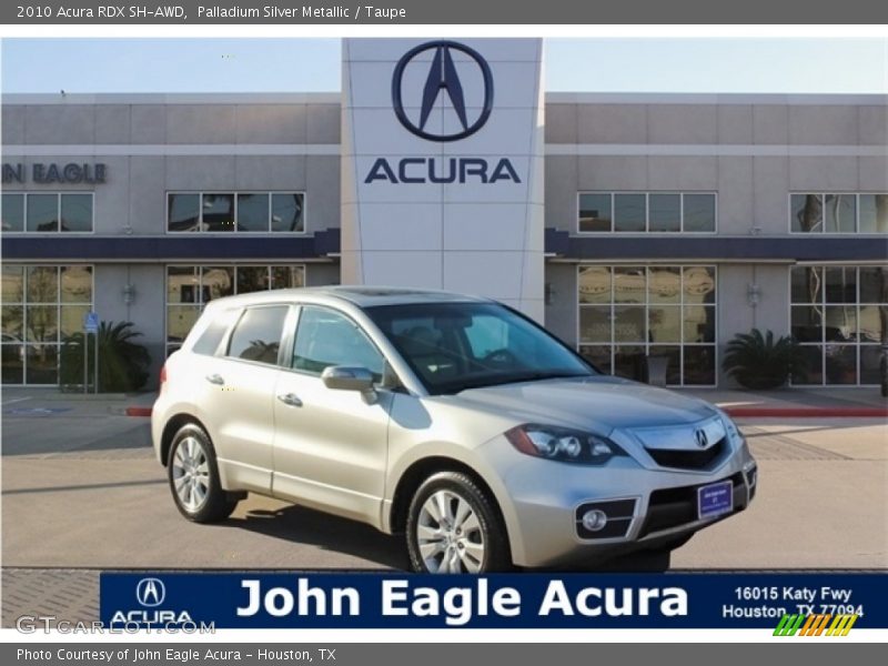 Palladium Silver Metallic / Taupe 2010 Acura RDX SH-AWD