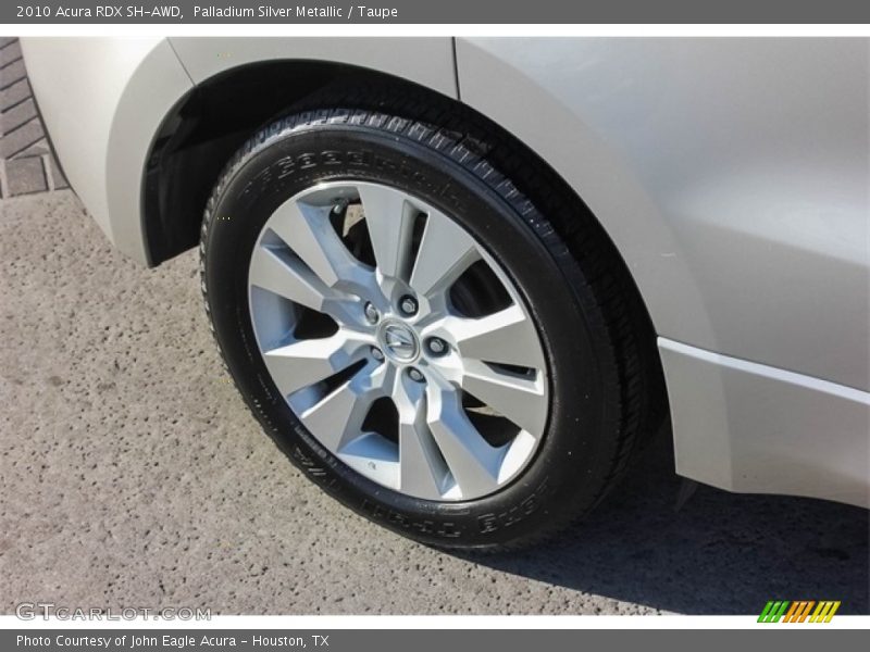 Palladium Silver Metallic / Taupe 2010 Acura RDX SH-AWD