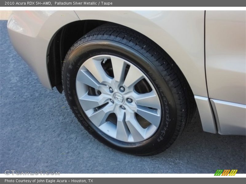 Palladium Silver Metallic / Taupe 2010 Acura RDX SH-AWD