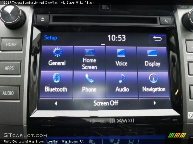 Super White / Black 2017 Toyota Tundra Limited CrewMax 4x4