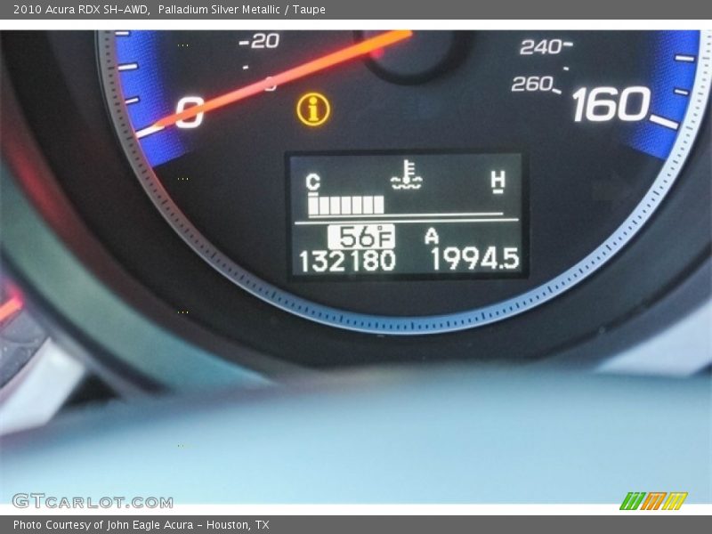 Palladium Silver Metallic / Taupe 2010 Acura RDX SH-AWD