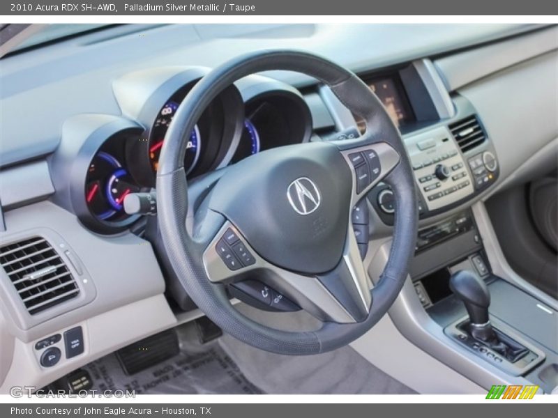 Palladium Silver Metallic / Taupe 2010 Acura RDX SH-AWD