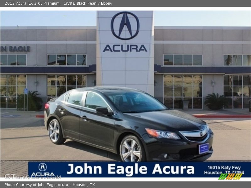 Crystal Black Pearl / Ebony 2013 Acura ILX 2.0L Premium