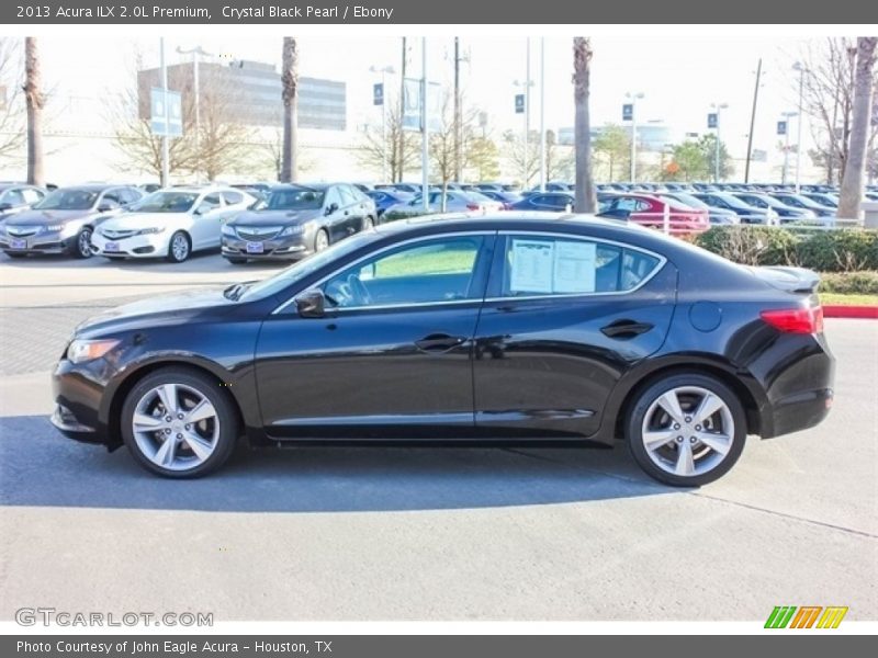 Crystal Black Pearl / Ebony 2013 Acura ILX 2.0L Premium