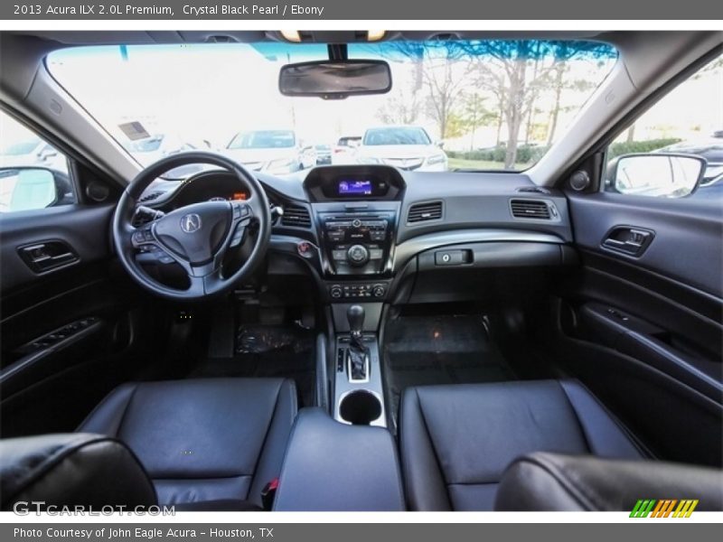 Crystal Black Pearl / Ebony 2013 Acura ILX 2.0L Premium