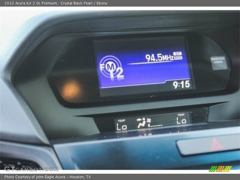 Crystal Black Pearl / Ebony 2013 Acura ILX 2.0L Premium