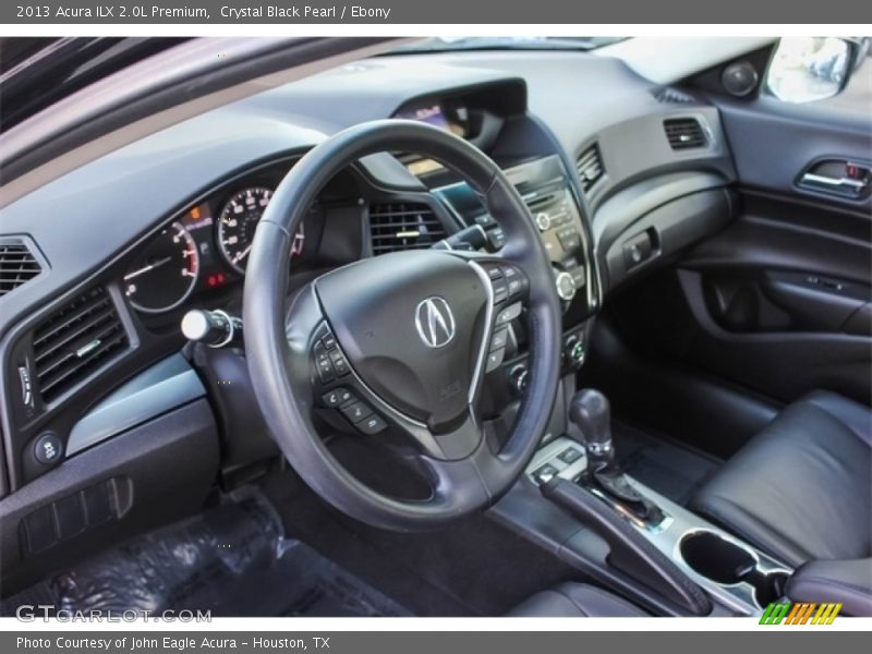 Crystal Black Pearl / Ebony 2013 Acura ILX 2.0L Premium