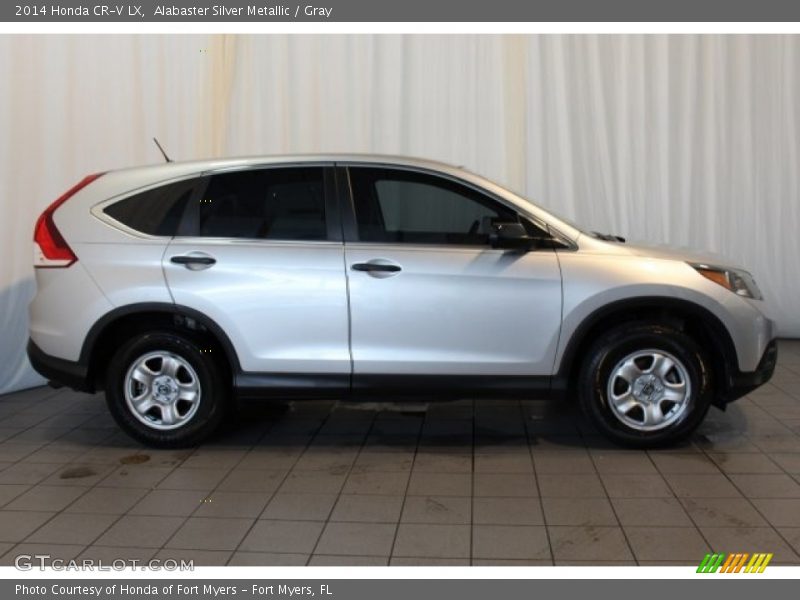 Alabaster Silver Metallic / Gray 2014 Honda CR-V LX