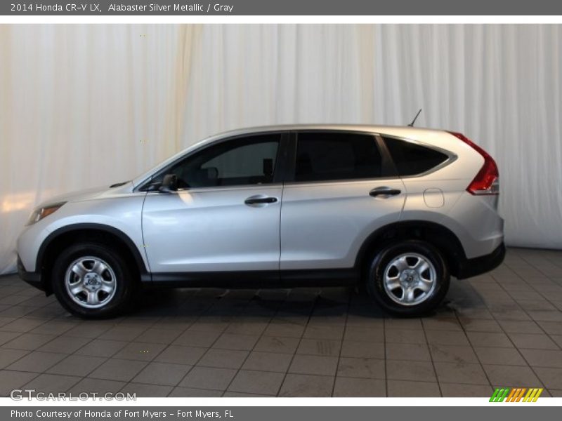 Alabaster Silver Metallic / Gray 2014 Honda CR-V LX