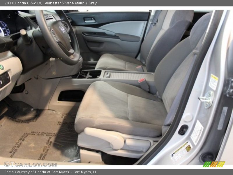 Alabaster Silver Metallic / Gray 2014 Honda CR-V LX