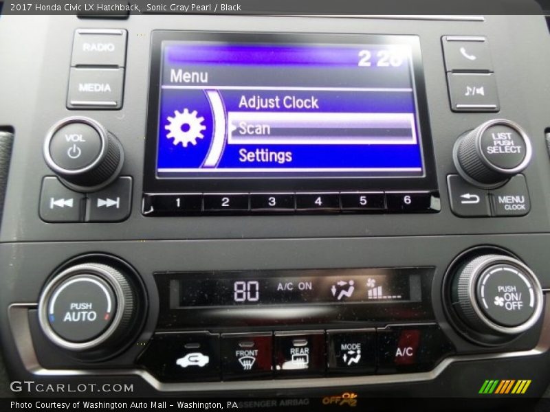 Controls of 2017 Civic LX Hatchback